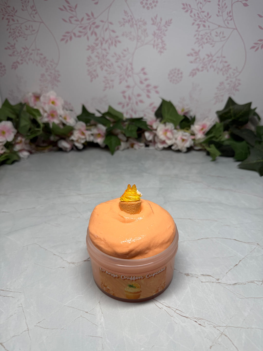 Orange Chiffon Cupcake